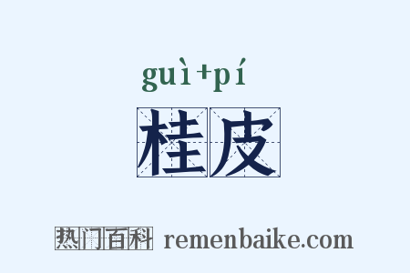 桂皮是什么意思的图片